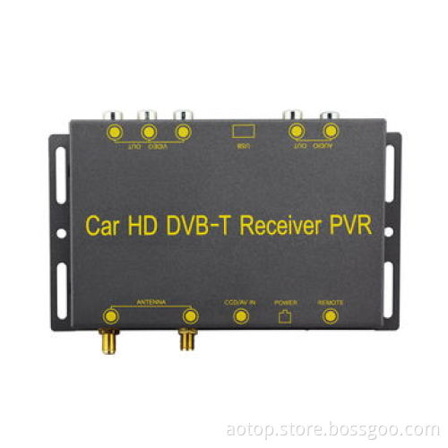 Car 1080P DVB-T Set Top Tuner for Europe, Supports 250km/H, Full HD 1,080P, USB Record, PVR